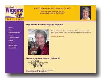 Pat Wiggins web site