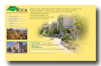 Sonoma County Conservbation Action web site